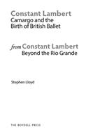   Constant Lambert