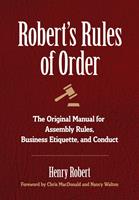   Robert's Rules of Order