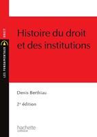   Histoire du droit et des institutions - Ebook epub
