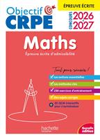   Objectif CRPE 2026-2027 - Maths - &eacute;preuve &eacute;crite d'admissibilit&eacute;