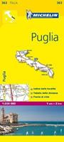 Puglia 1:200.000  - Libro Michelin Italiana 2016, Carte locali | Libraccio.it