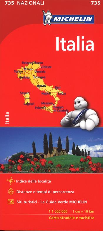 Italia 1:1.000.000  - Libro Michelin Italiana 2017 | Libraccio.it