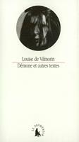  Démone et autres textes