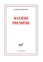   Mati&egrave;re premi&egrave;re