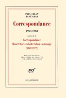   Correspondance (1954-1968). Suivi de la Correspondance René Char - Gisèle Celan Lestrange