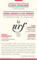   La Nouvelle Revue Française N° 620 (Septembre 2016)