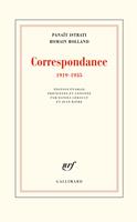   Correspondance (1919-1935)