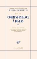   Correspondance à divers (Tome 2)