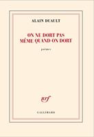   On ne dort pas m&ecirc;me quand on dort