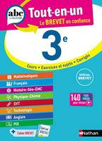   ABC du Brevet Tout en un 3e - Toutes les matières de Troisième pour le Brevet 2026 - Mathématiques, Français, Histoire-Géographie-EMC, Physique-Chimie, SVT, Technologie, Anglais, Pix - EPUB
