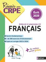 Français - Epreuve écrite - admissibilité - 2024-2025
