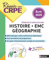 CRPE Histoire Géo EMC - épreuve écrite d'application - nouveau concours 2025