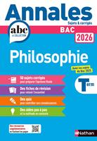   Annales ABC du BAC 2026 - Philosophie Tle - Sujets et corrig&eacute;s - Enseignement commun Terminale - Epreuve finale Bac 2026 - EPUB