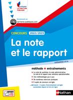   La note et le rapport - Cat&eacute;gories A et B - Concours 2022/2023