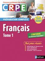   Français - Epreuve écrite 2020 - Tome 1 (CRPE) - (EFL3) - 2019