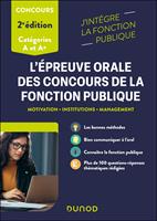   L'épreuve orale des concours de la fonction publique catégories A et A+