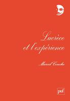   Lucrèce et l'expérience