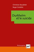   Durkheim et le suicide