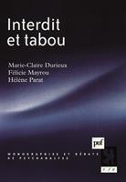   Interdit et tabou