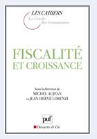   Fiscalité et croissance