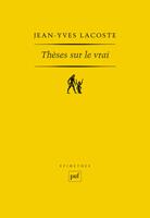   Thèses sur le vrai
