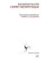   L'esprit m&eacute;taphysique