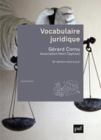   Vocabulaire juridique