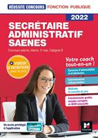   Reussite Concours - Secr&eacute;taire administratif, SAENES - Cat&eacute;gorie B - 2022 - Pr&eacute;paration compl&egrave;te