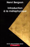   Introduction à la métaphysique