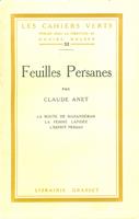   Feuilles persanes
