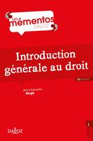   Introduction générale au droit - 18e édition