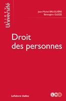   Droit des personnes
