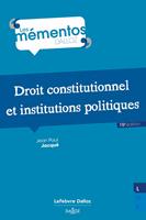   Droit constitutionnel et institutions politiques 15ed