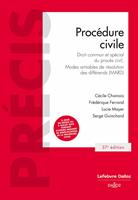   Procédure civile 37ed - Droit commun et spécial du procès civil, Modes amiables de résolution des différends (MARD)