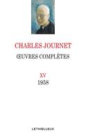   Oeuvres complètes, volume XV