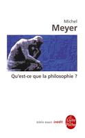   Qu'est-ce que la philosophie ?