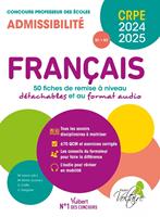   Français - CRPE 2024-2025 - 50 fiches de remise à niveau