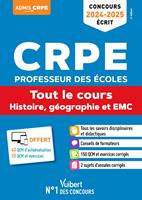   Histoire, Géographie et EMC - CRPE 2024-2025 - Tout-en-un