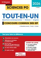   Sciences Po - Concours commun des IEP 2026 - Tout-en-un