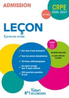   CRPE 2026-2027 - Le&ccedil;on - Epreuve orale (M1 et M2)