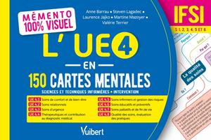   Mémento 100% visuel - L'UE 4 en 150 cartes mentales - IFSI