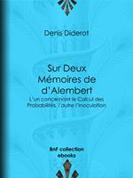  Sur Deux Mémoires de d'Alembert