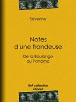   Notes d'une frondeuse