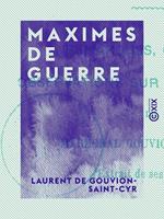   Maximes de guerre