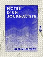  Notes d'un journaliste - Vie, littérature, théâtre