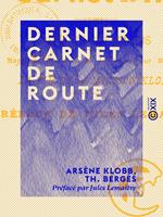   Dernier carnet de route
