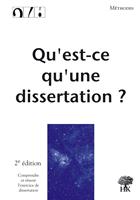   Qu'est-ce qu'une dissertation ?
