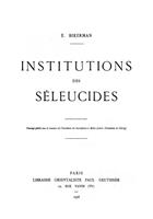   Institutions des Séleucides