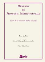   Mémento de pédagogie institutionnelle