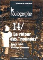 le Sociographe n°14 : Le retour des "nounous"
